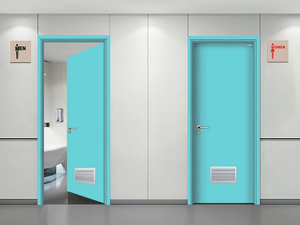 Steel doors for bathrooms