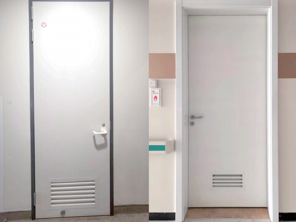 Steel doors for bathrooms