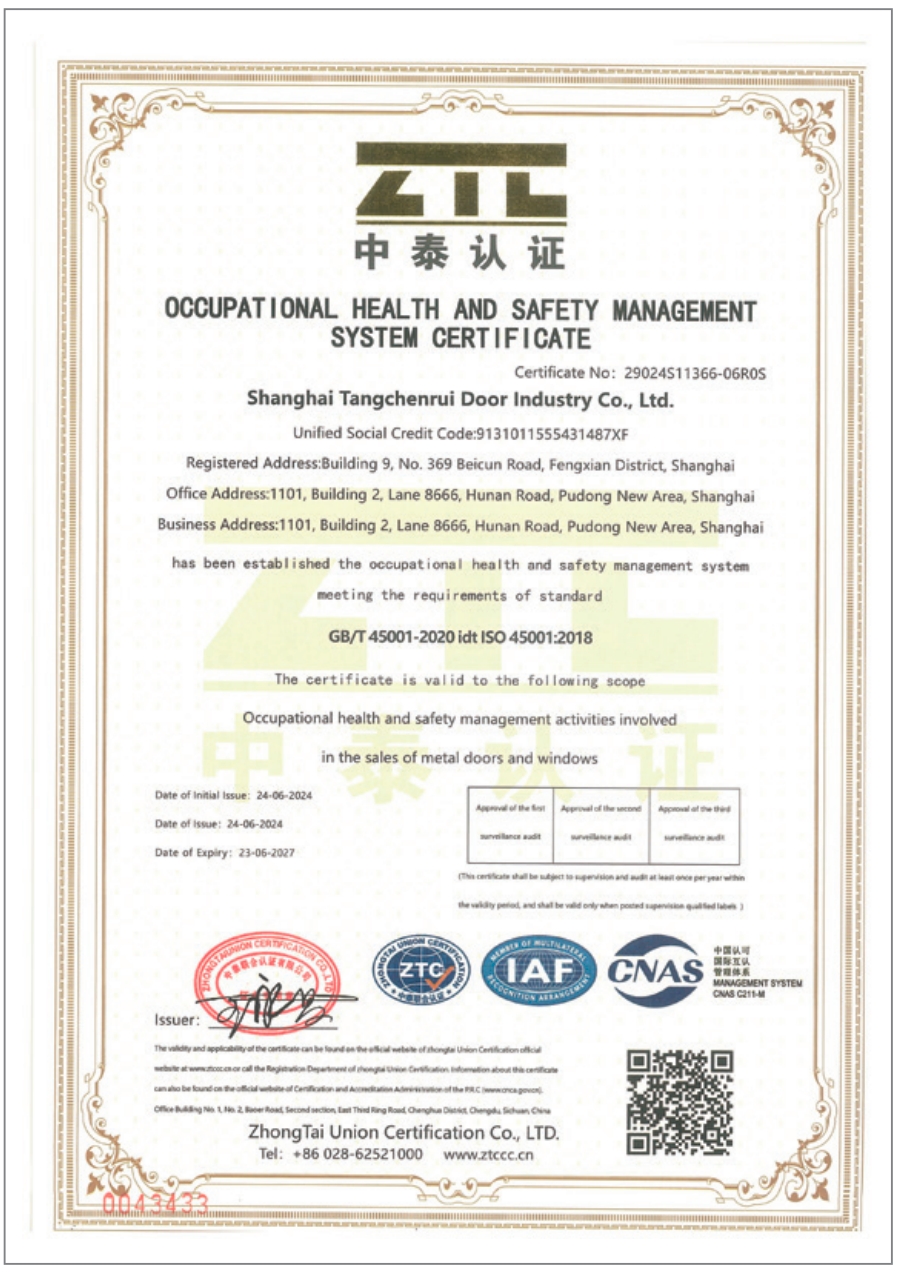 ISO 45001 Certification