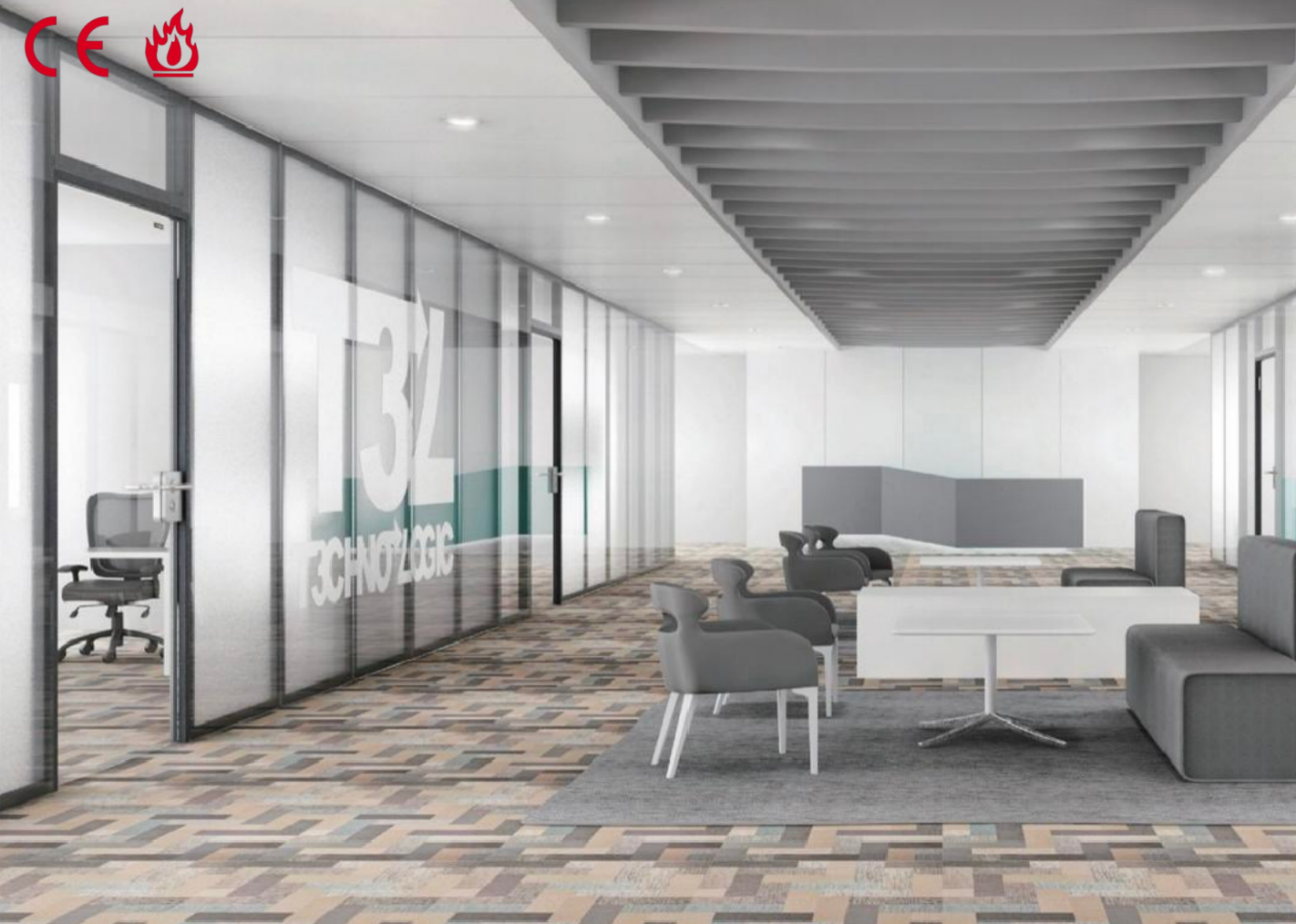 Metal plates /Glass partitions