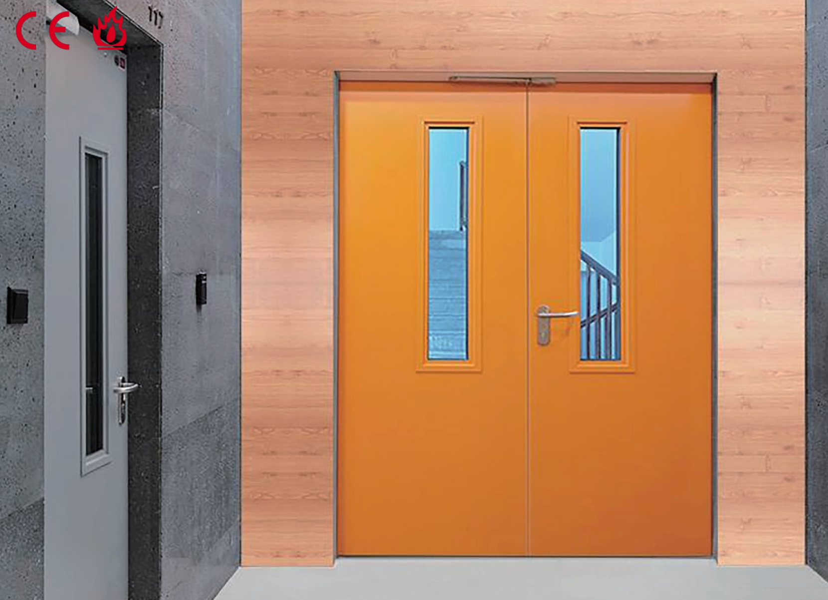 Fire-Rated Steel Doors